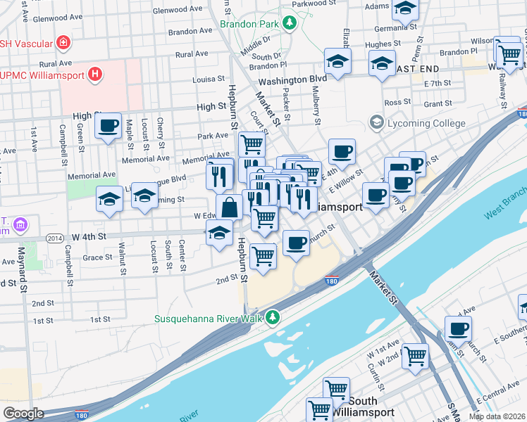 412 William Street, Williamsport PA Walk Score