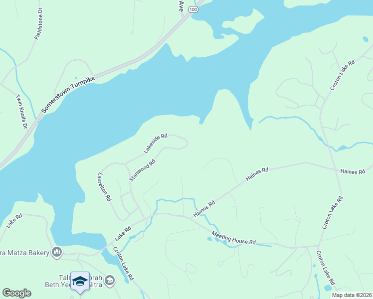 map of restaurants, bars, coffee shops, grocery stores, and more near 88 Stanwood Road in Mount Kisco
