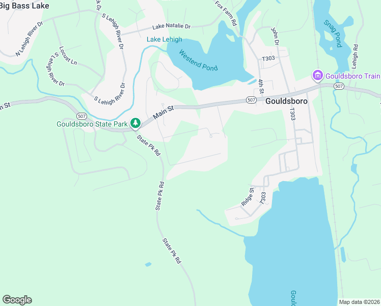 map of restaurants, bars, coffee shops, grocery stores, and more near 4-8 Evergreen Drive in Gouldsboro