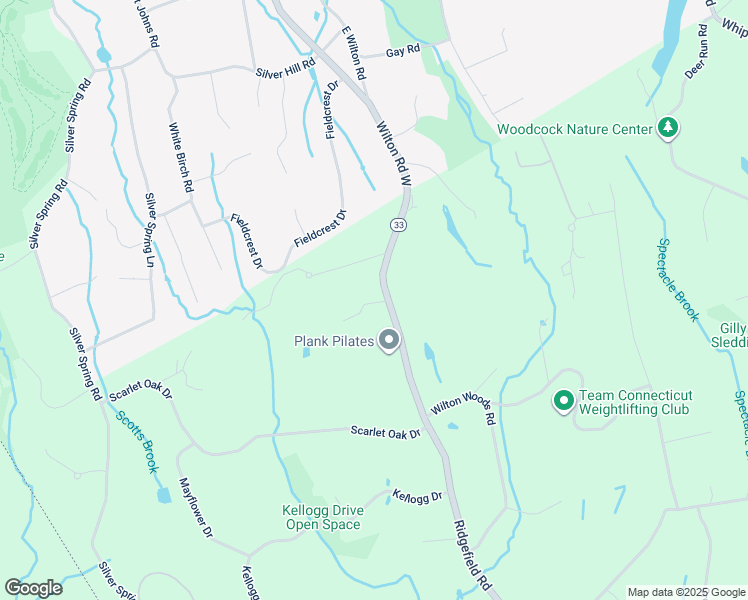 map of restaurants, bars, coffee shops, grocery stores, and more near 10 Fullin Lane in Wilton