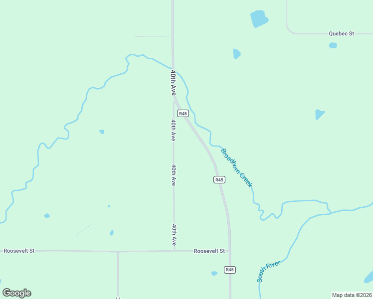 map of restaurants, bars, coffee shops, grocery stores, and more near 19508 County Road R45 in New Virginia