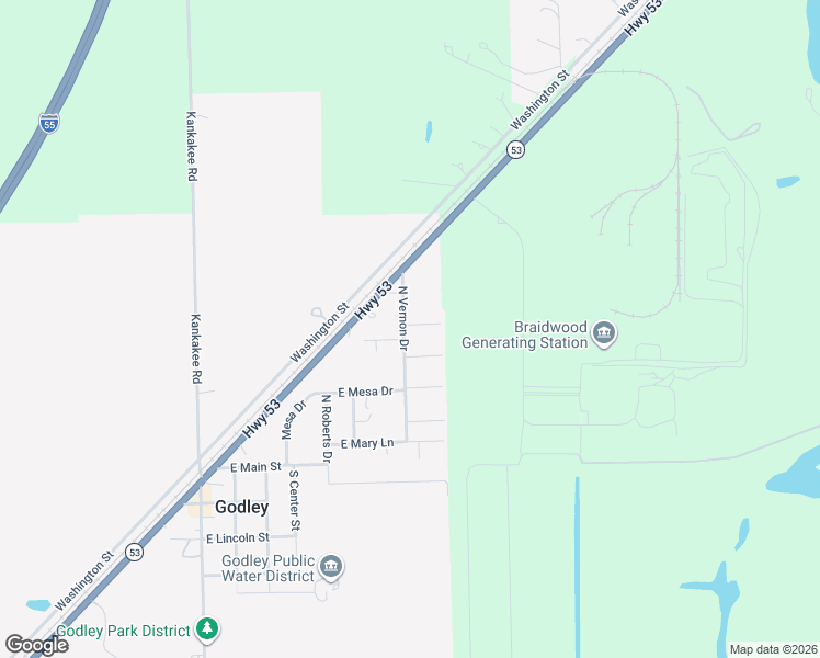 map of restaurants, bars, coffee shops, grocery stores, and more near 469 North Vernon Drive in Godley