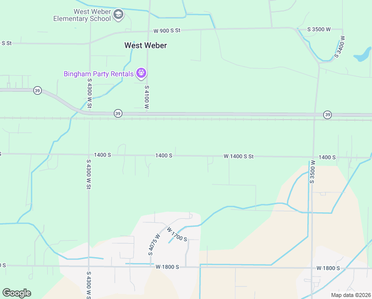 map of restaurants, bars, coffee shops, grocery stores, and more near 4002 West 1400 South Street in Ogden