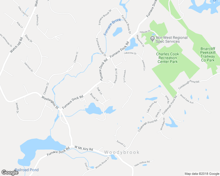 map of restaurants, bars, coffee shops, grocery stores, and more near 95 Inwood Lane West in Cortlandt