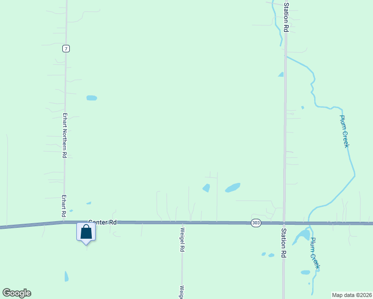 map of restaurants, bars, coffee shops, grocery stores, and more near 7639 Center Road in Valley City