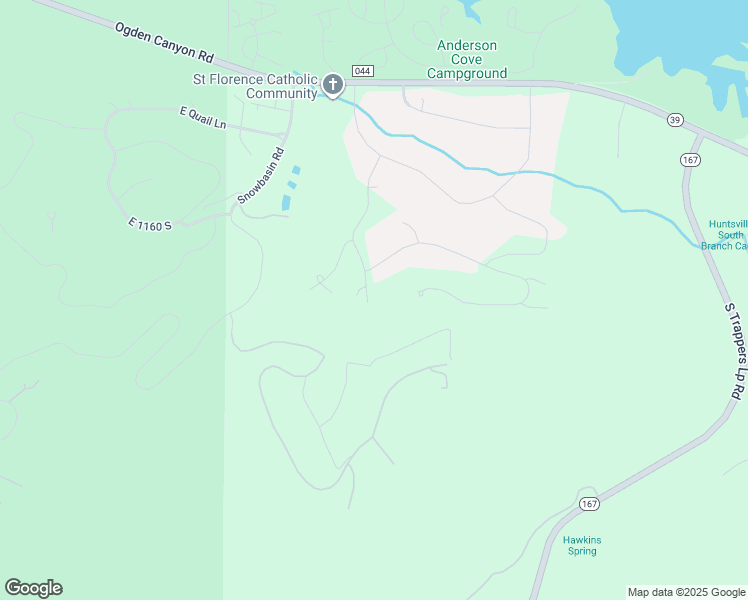 map of restaurants, bars, coffee shops, grocery stores, and more near 1380 South Innsbruck Drive East in Huntsville