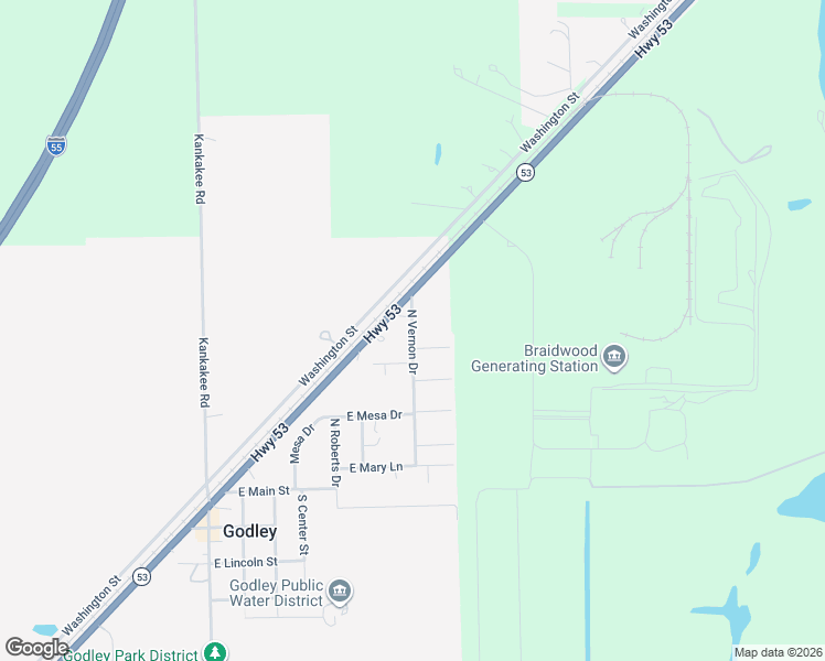 map of restaurants, bars, coffee shops, grocery stores, and more near 469 North Vernon Drive in Godley