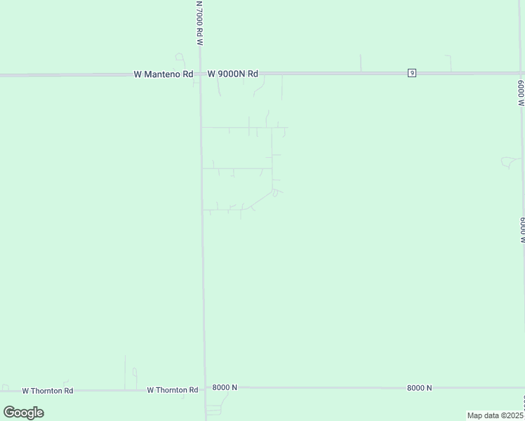 map of restaurants, bars, coffee shops, grocery stores, and more near 8615 Levis Turn in Manteno