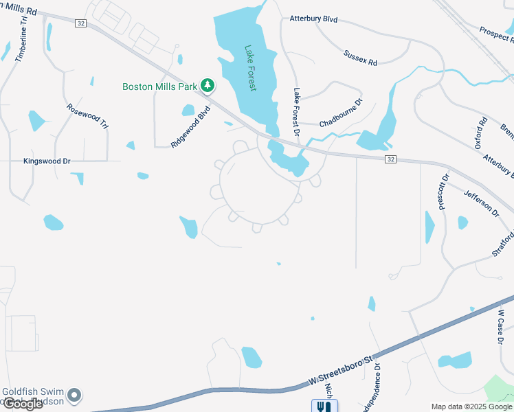 map of restaurants, bars, coffee shops, grocery stores, and more near 138 Laurel Lake Drive in Hudson