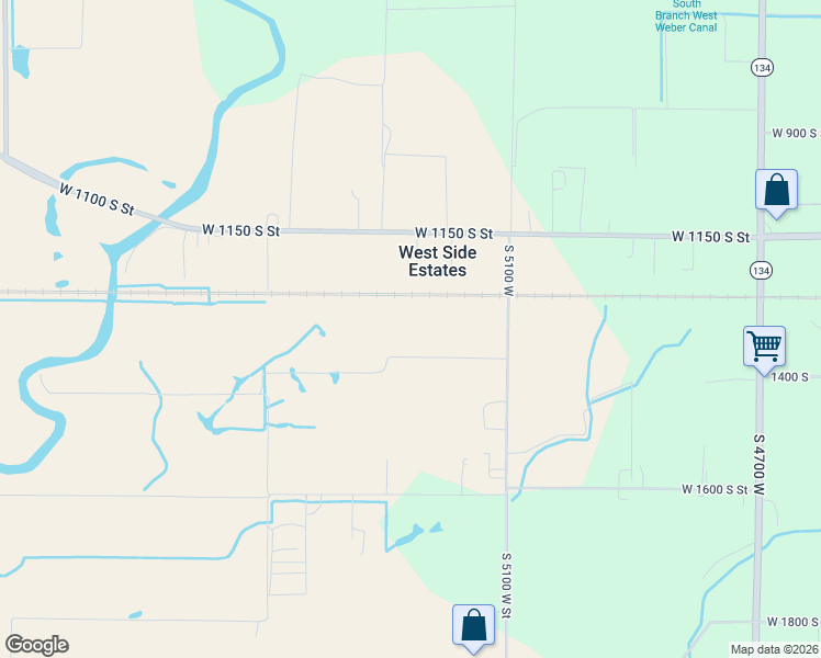 map of restaurants, bars, coffee shops, grocery stores, and more near 1239 South 5250 West in Ogden