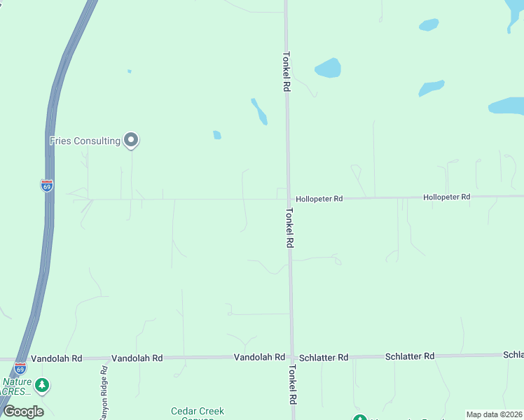 map of restaurants, bars, coffee shops, grocery stores, and more near 5468 Hollopeter Road in Allen County