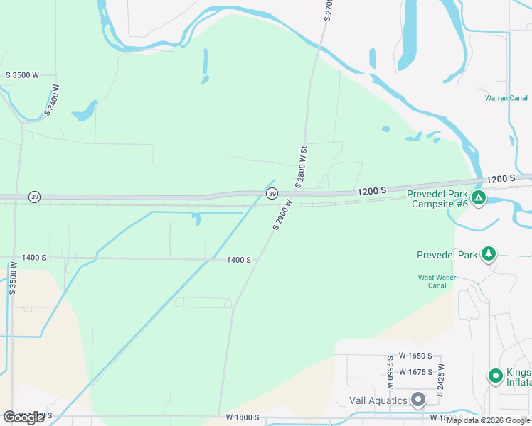 map of restaurants, bars, coffee shops, grocery stores, and more near 1245 South 2900 West in Ogden
