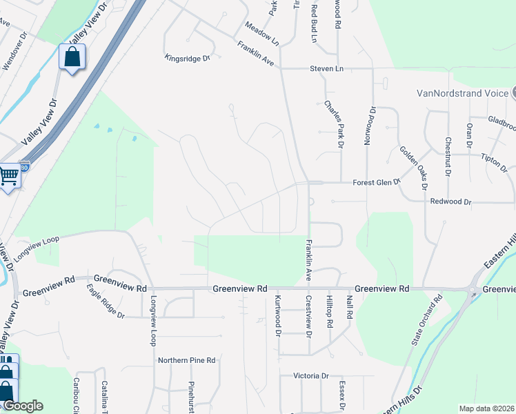 map of restaurants, bars, coffee shops, grocery stores, and more near 4 Boxelder Street in Council Bluffs