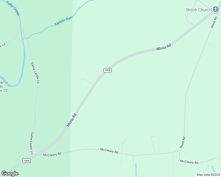 map of restaurants, bars, coffee shops, grocery stores, and more near 2666-2698 Miola Road in Clarion