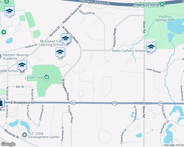 map of restaurants, bars, coffee shops, grocery stores, and more near 74 Cohasset Drive in Hudson