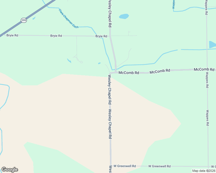 map of restaurants, bars, coffee shops, grocery stores, and more near 17218 Wesley Chapel Road in Churubusco