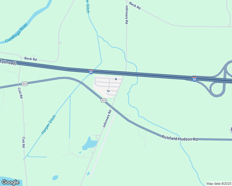 map of restaurants, bars, coffee shops, grocery stores, and more near 9329 Infirmary Road in Mantua