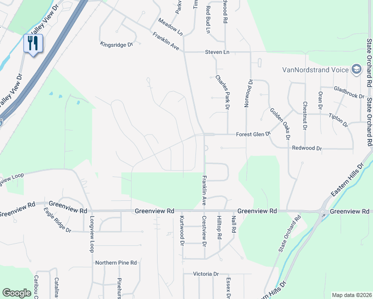 map of restaurants, bars, coffee shops, grocery stores, and more near 1799 Sycamore Street in Council Bluffs