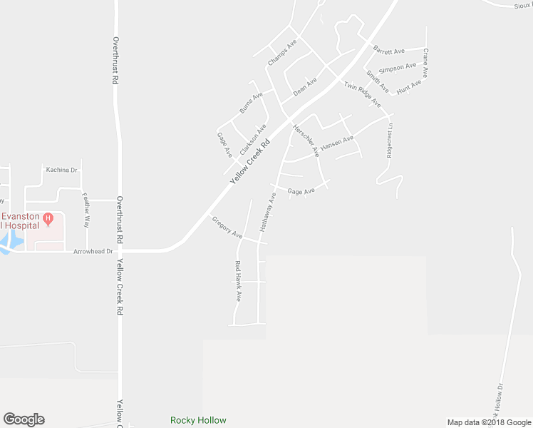 map of restaurants, bars, coffee shops, grocery stores, and more near 256 Hathaway Avenue in Evanston