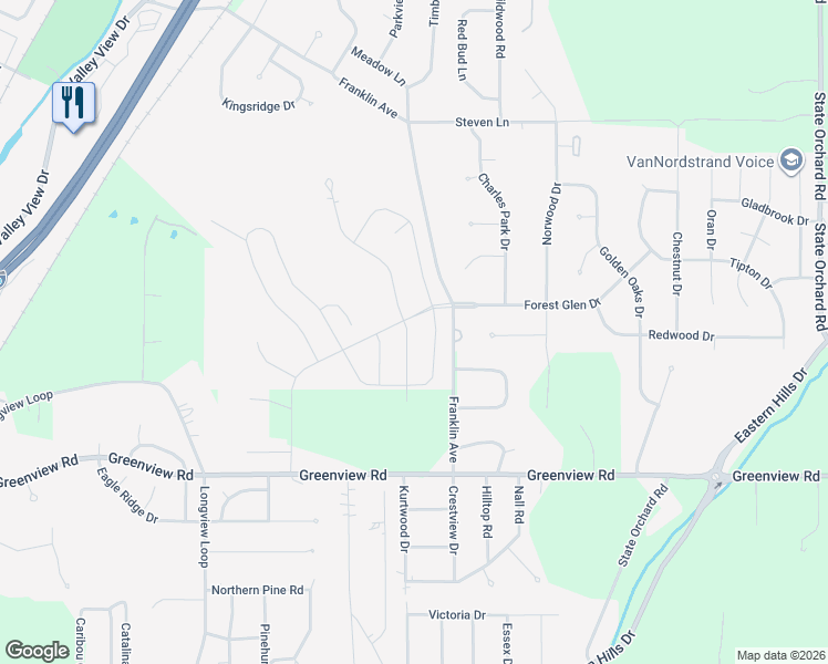 map of restaurants, bars, coffee shops, grocery stores, and more near 1799 Sycamore Street in Council Bluffs