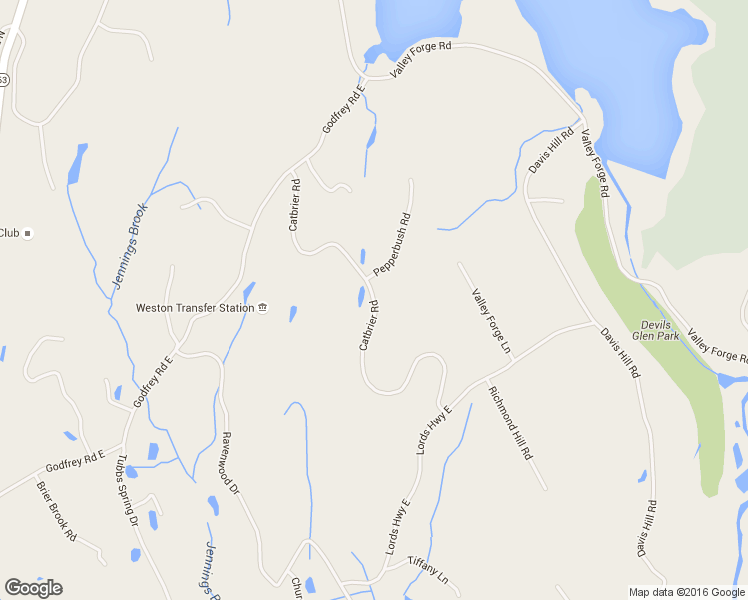 map of restaurants, bars, coffee shops, grocery stores, and more near 54 Catbrier Road in Weston