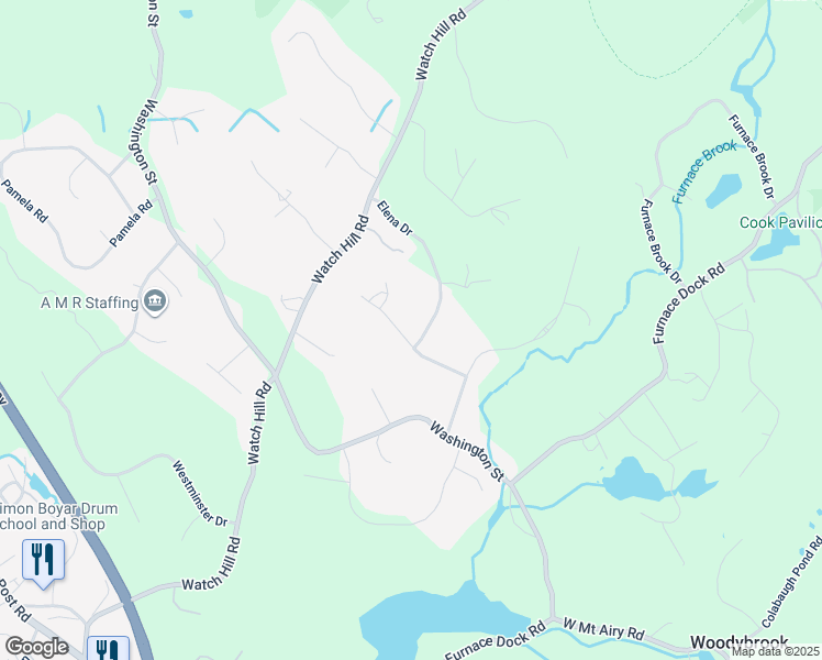 map of restaurants, bars, coffee shops, grocery stores, and more near 36 Elena Drive in Cortlandt