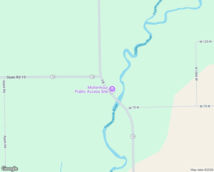 map of restaurants, bars, coffee shops, grocery stores, and more near 922 Highway 19 in Etna Green