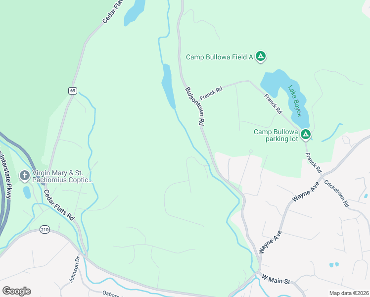 map of restaurants, bars, coffee shops, grocery stores, and more near 4 Timp Brook Road in Stony Point