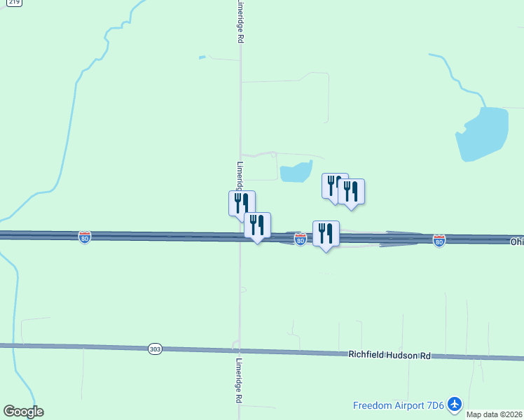 map of restaurants, bars, coffee shops, grocery stores, and more near 9338 Limeridge Road in Mantua