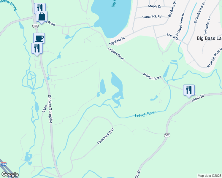 map of restaurants, bars, coffee shops, grocery stores, and more near in 