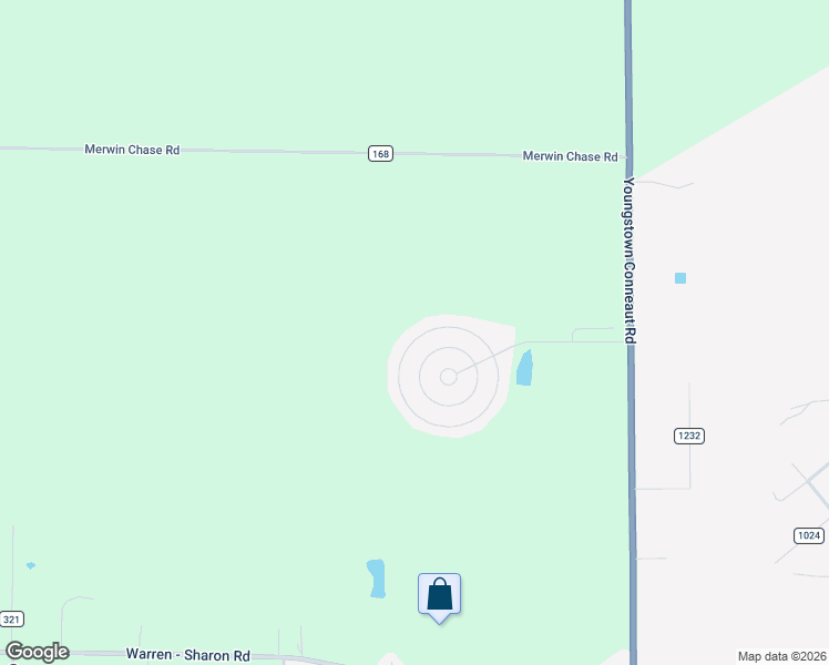 map of restaurants, bars, coffee shops, grocery stores, and more near 190 Brook Drive in Trumbull County
