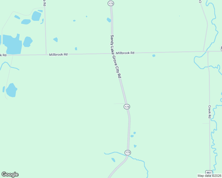 map of restaurants, bars, coffee shops, grocery stores, and more near 1747 Sandy Lake-Grove City Road in Jackson Center