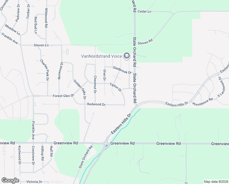 map of restaurants, bars, coffee shops, grocery stores, and more near 1612 Tipton Drive in Council Bluffs