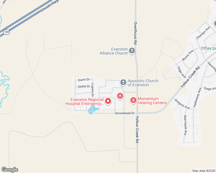 map of restaurants, bars, coffee shops, grocery stores, and more near 281 Tomahawk Drive in Evanston