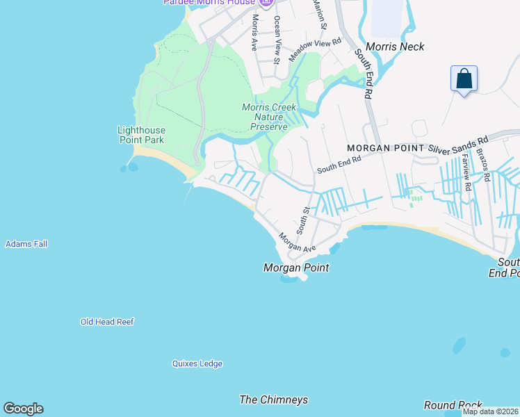 map of restaurants, bars, coffee shops, grocery stores, and more near 211 Morgan Avenue in East Haven