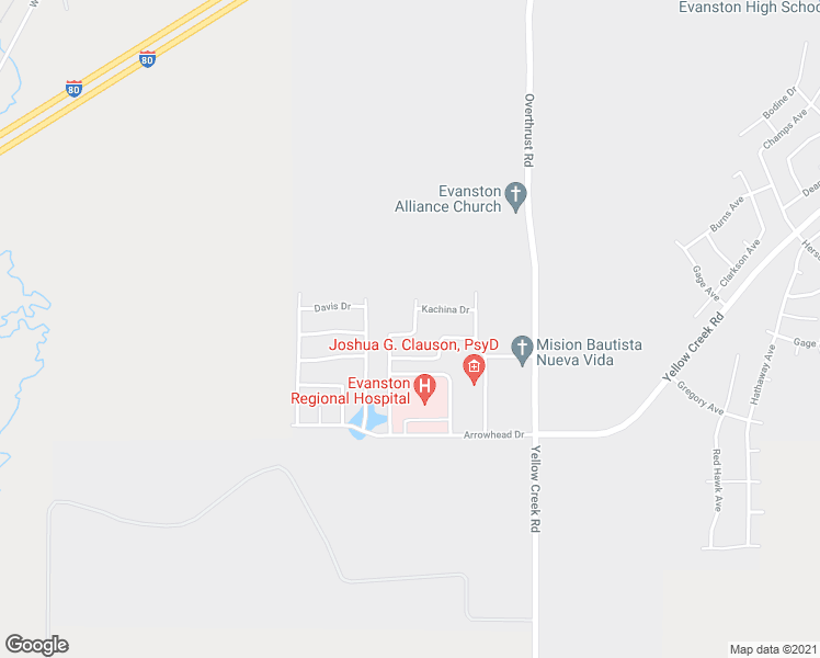 map of restaurants, bars, coffee shops, grocery stores, and more near 281 Tomahawk Dr in Evanston