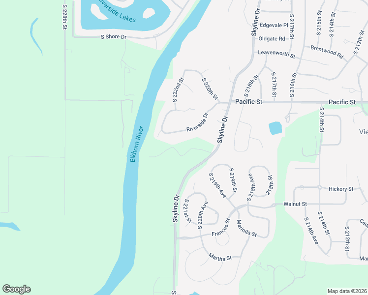 map of restaurants, bars, coffee shops, grocery stores, and more near 22141 Riverside Drive in Omaha