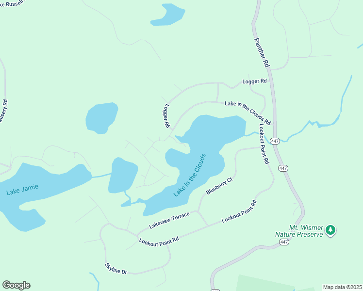 map of restaurants, bars, coffee shops, grocery stores, and more near 105 Buck Horn Lane in Pike County