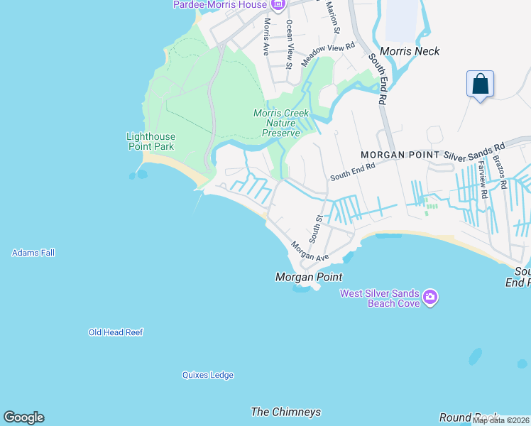 map of restaurants, bars, coffee shops, grocery stores, and more near 2 Old Town Highway in East Haven