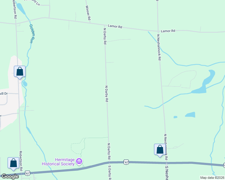 map of restaurants, bars, coffee shops, grocery stores, and more near 830 North Darby Road in Hermitage