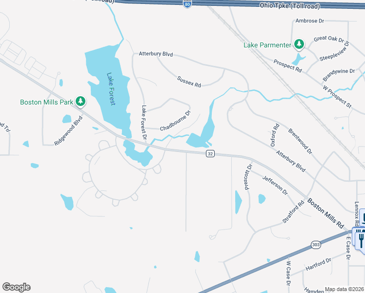 map of restaurants, bars, coffee shops, grocery stores, and more near 389 Boston Mills Road in Hudson