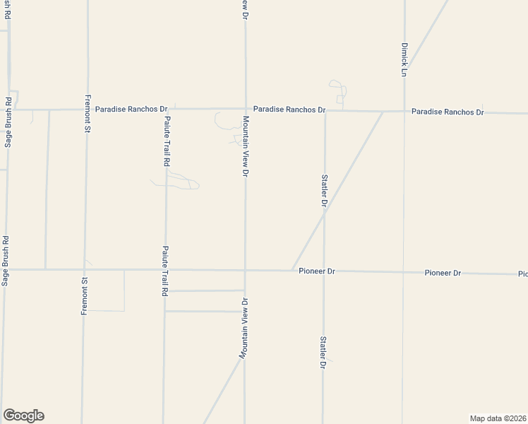 map of restaurants, bars, coffee shops, grocery stores, and more near 3750 Mountain View Drive in Winnemucca