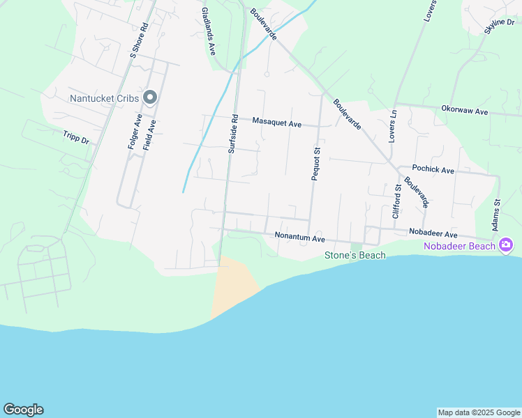 map of restaurants, bars, coffee shops, grocery stores, and more near 10 Plum Street in Nantucket