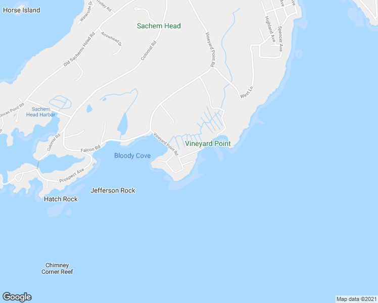 map of restaurants, bars, coffee shops, grocery stores, and more near 28 Vineyard Avenue in Guilford