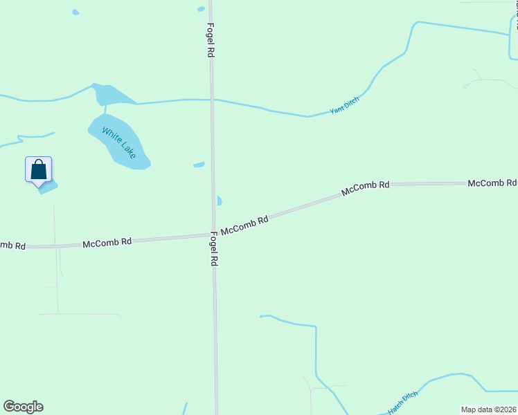 map of restaurants, bars, coffee shops, grocery stores, and more near 6312 McComb Road in Huntertown