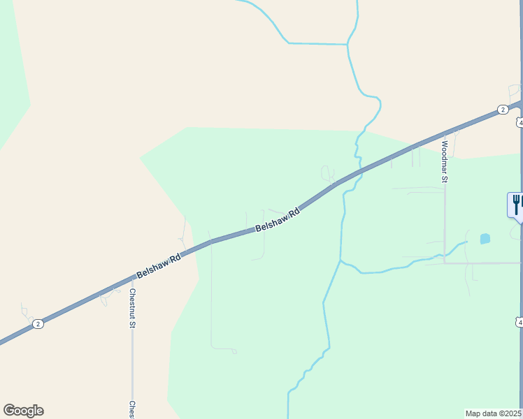map of restaurants, bars, coffee shops, grocery stores, and more near 12106 Belshaw Road in Lowell