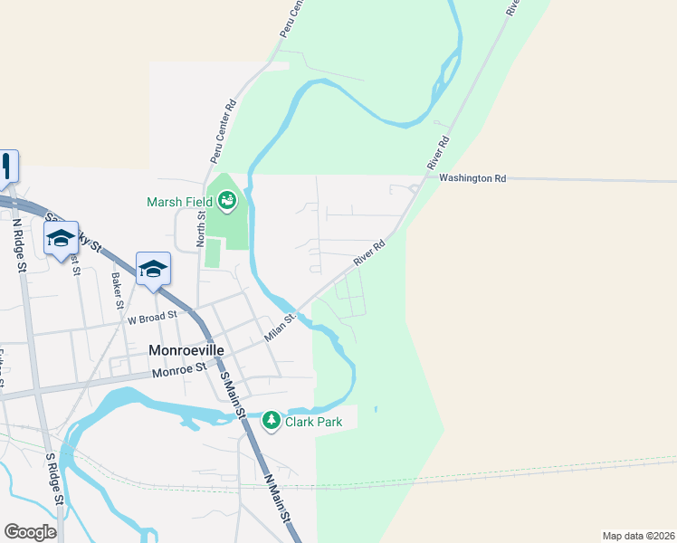 map of restaurants, bars, coffee shops, grocery stores, and more near 36 Knob Hill in Monroeville
