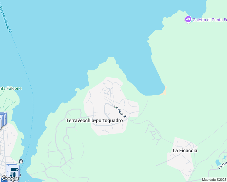 map of restaurants, bars, coffee shops, grocery stores, and more near Strada Provinciale 161 in Terravecchia-portoquadro