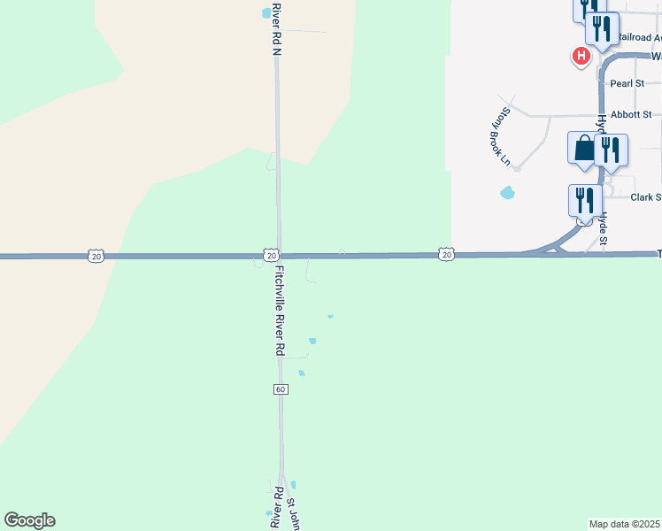 map of restaurants, bars, coffee shops, grocery stores, and more near 4725 U.S. 20 in Wakeman