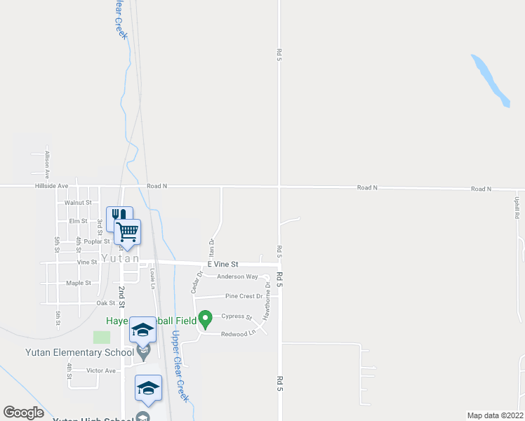 map of restaurants, bars, coffee shops, grocery stores, and more near 228 Tomahawk Circle in Yutan